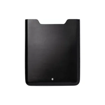 MONTBLANC Leather IPad Protective Cover Bag Accessory Unisex Black