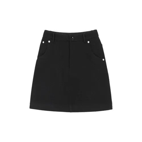 VEGA CHANG Casual Short Skirts Women's Black