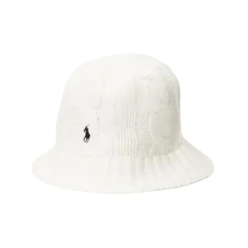 Polo Ralph Lauren Nylon Bucket Hats Women's White