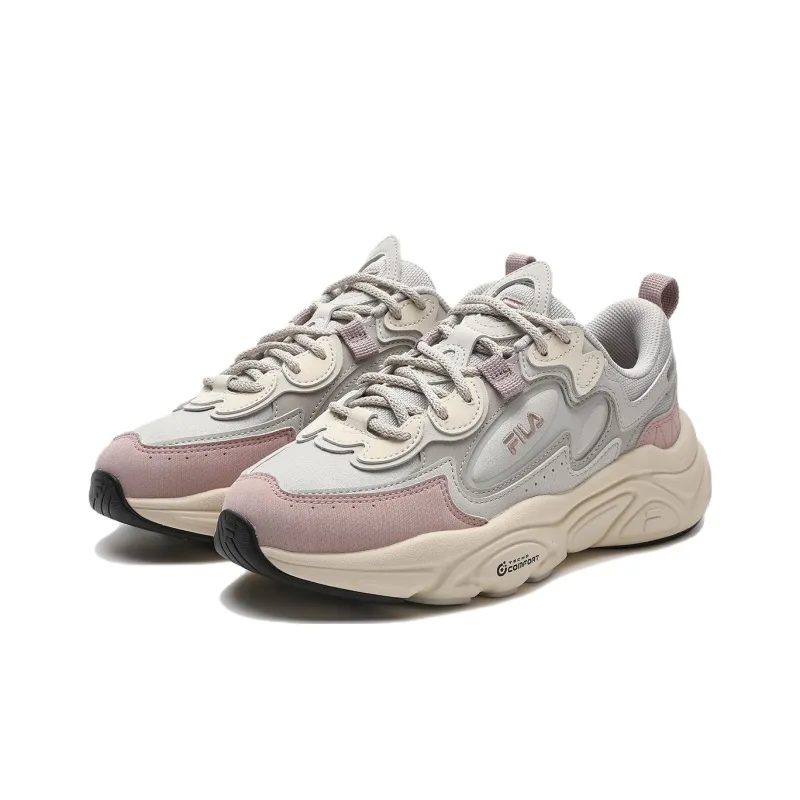 FILA MARS 1S+ Low Top Casual Running Shoes Women's Gray Pink Purple-1