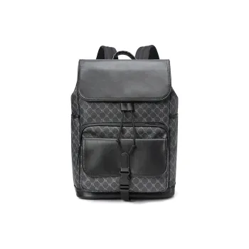 Slazenger PU Backpack Regular Men's Pattern Black