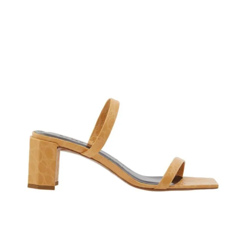 By Far Tanya Slide Slippers Women's Yellow-1