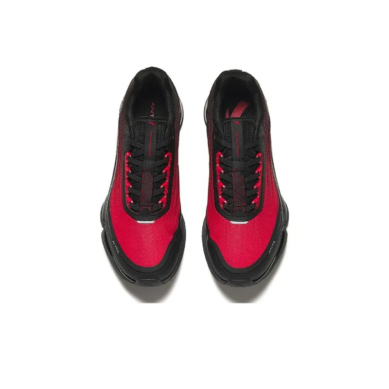 Anta Anti-Slip Wear-Resistant Low-Top Running Shoes Men's Red-2