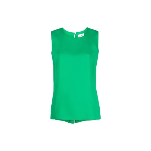 PAROSH Tank Tops Women's Bright Green