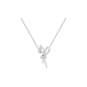 FANCI S925 Silver With Shell Pearl Necklaces Women's Gold Silver
