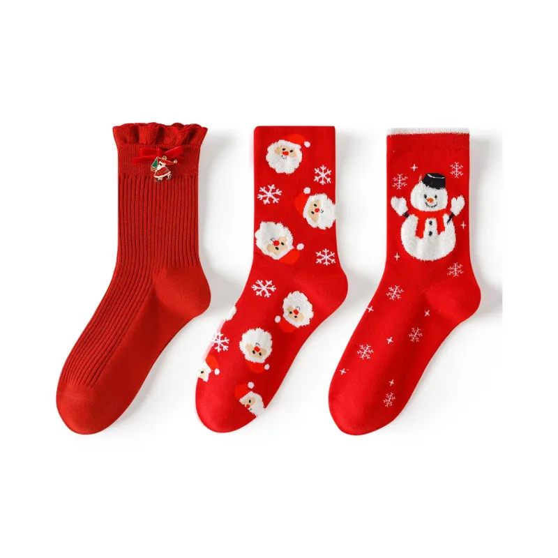 Caramella Mid Calf Socks Women's 3 Pack-16