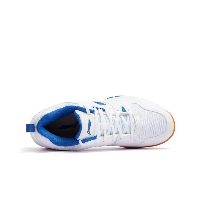 LiNing Ace Anti Slip Wear Resistant Low Top Badminton Shoes Unisex White-3
