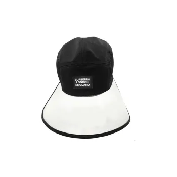 Burberry Cotton Sun Protection Hats Men's Black