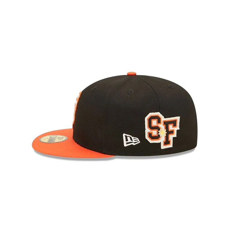 New Era Cotton Baseball Caps Men's Black-3