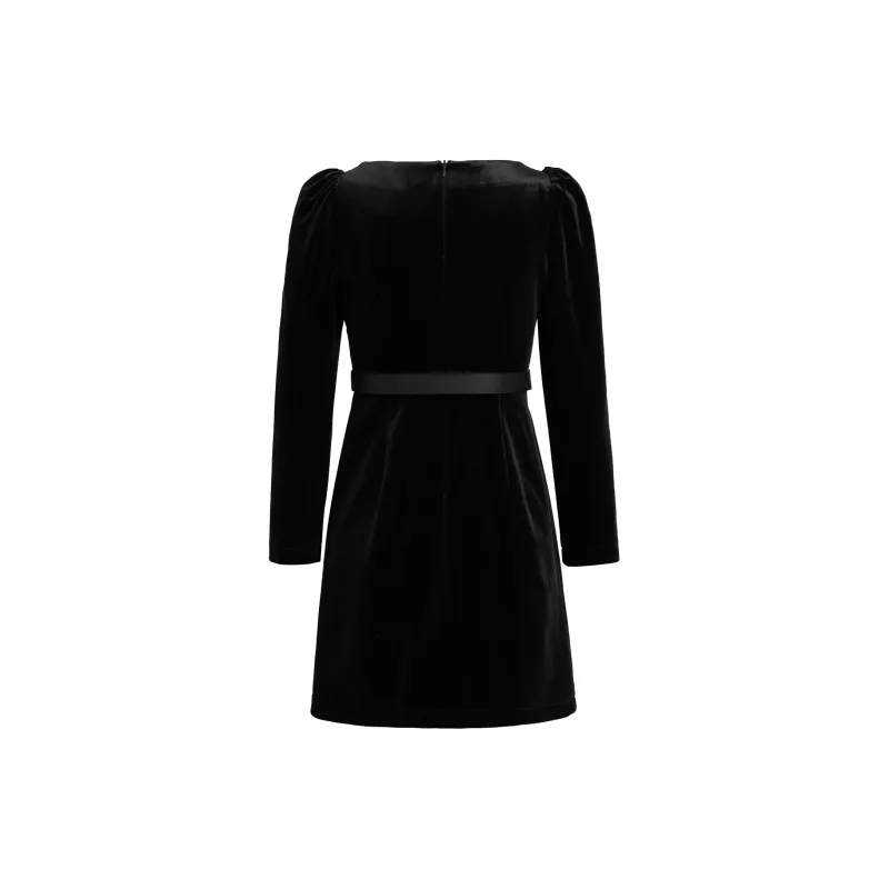 AUI Long Sleeved Dresses Women's Black-1