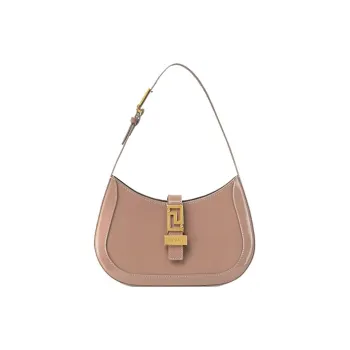 FANSIZHE Greca Goddess Cow Leather Handbag Shoulder Bag Women's Brown