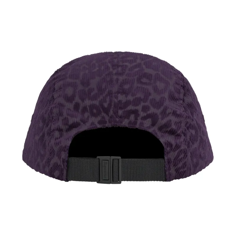Supreme Leopard Corduroy Camp Cap-1