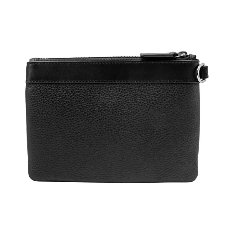 MICHAEL KORS Leather Travel Bags Clutches Small Size Men's Black-2