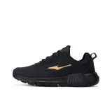 Erke Running Shoes Men Low-Top Jet Black King Gold