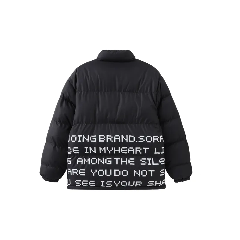 NOOING Puffer Jacket Unisex Black-1