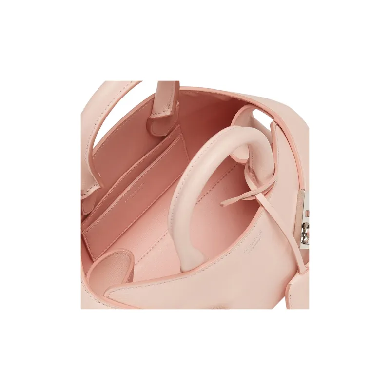 FERRAGAMO Calfskin Shoulder Bag Crossbody Bag Handbag Mini Women's Nylon Pink-5