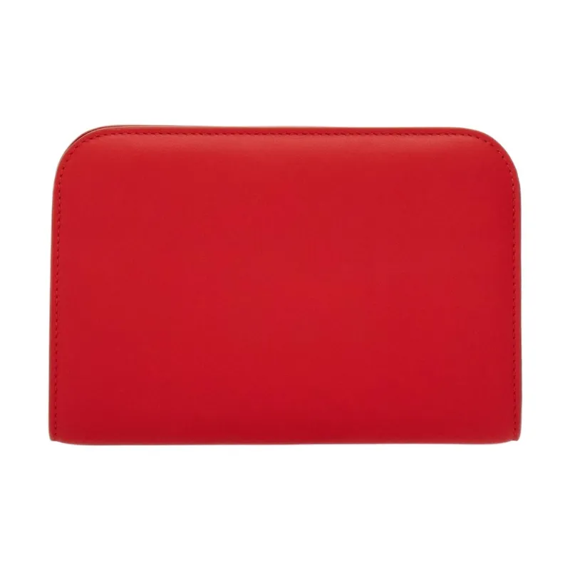 FERRAGAMO Calfskin Clutch Mini Women's Flame Red-3