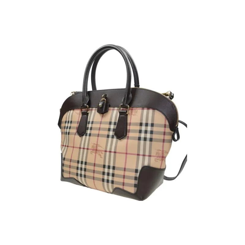 Burberry PVC Handbag Women's Multicolor-1