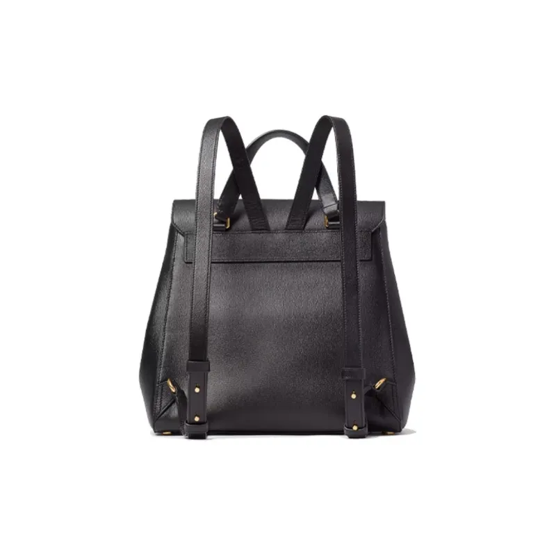Kate Spade Katy Leather Backpack Medium Size Women's Black-2