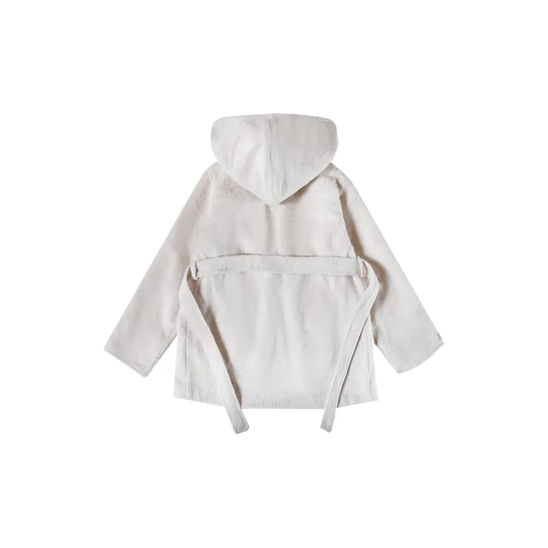 TORIGHT Velvet feel Coat Women's White-1