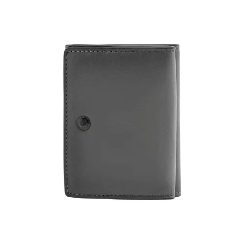 COACH Calfskin Wallet Men's Gray
