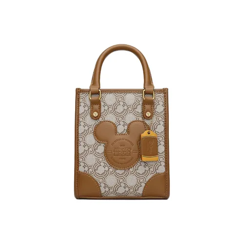 Disney Mickey Series Shoulder Bags Light Brown