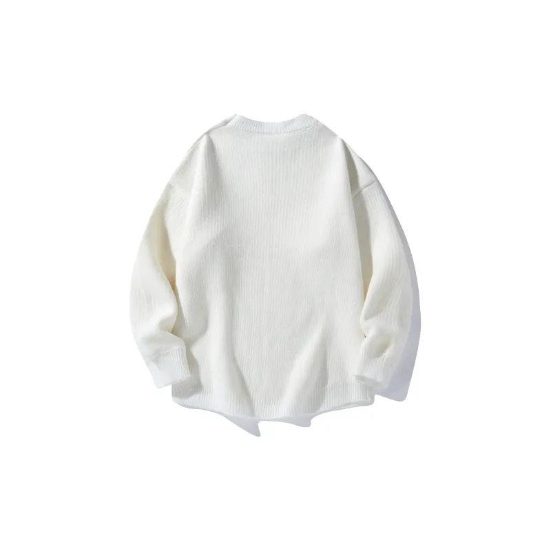 BEENTRILL Pullover Sweater, Thickened And Fleece Lined Unisex-5