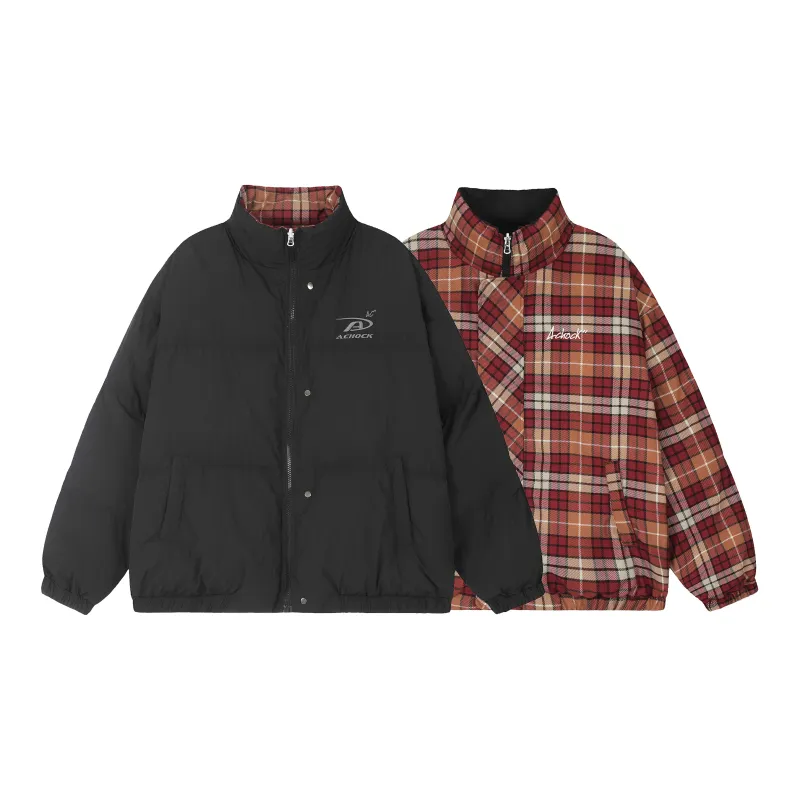 A Chock Puffer Jacket Unisex Black-1