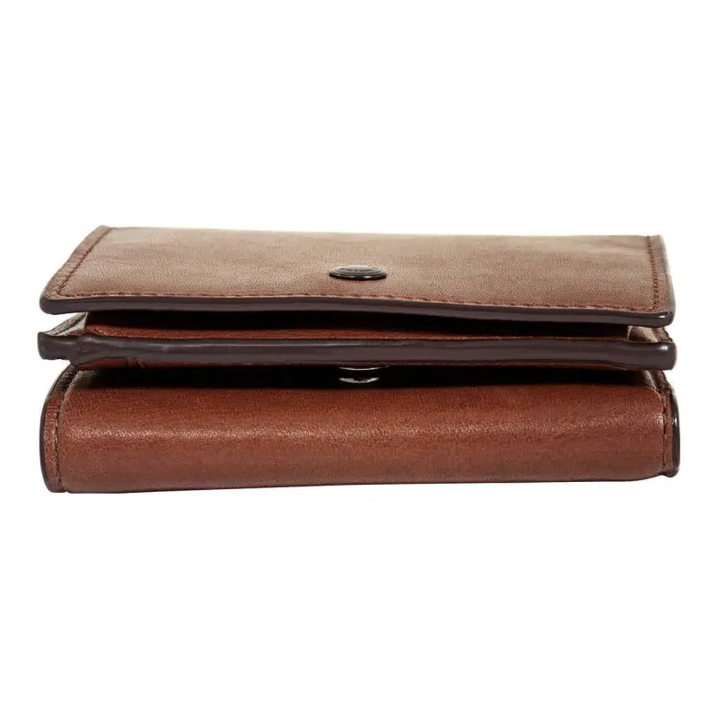 COACH Calfskin Wallet Men's Brown-2
