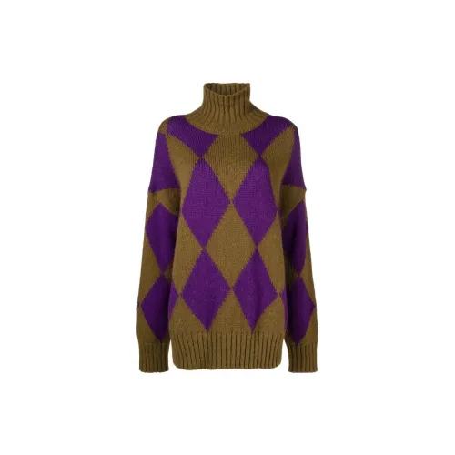 La DoubleJ Argyle Intarsia Knit Jumper