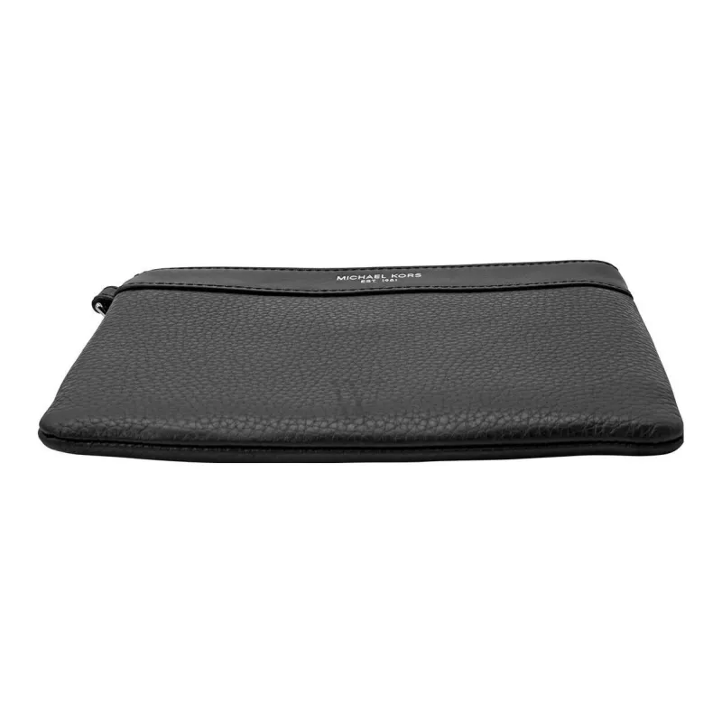 MICHAEL KORS Leather Travel Bags Clutches Small Size Men's Black-3