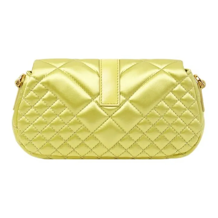 FANSIZHE Greca Goddess Viscose Blended Silk Blended Sheepskin Crossbody Bag Shoulder Bag Women's Yellow-2
