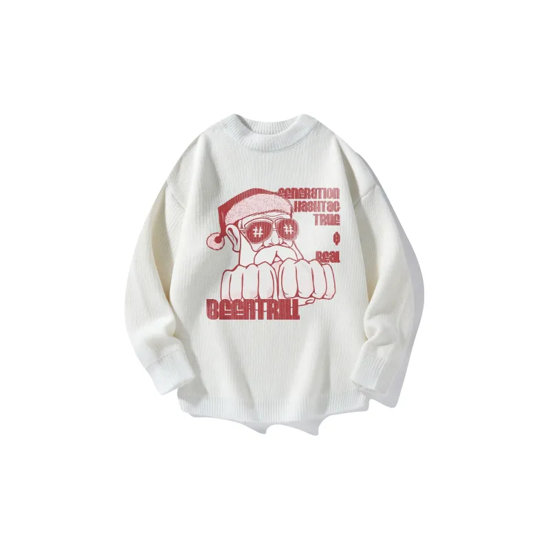 BEENTRILL Pullover Sweater, Thickened And Fleece Lined Unisex-4