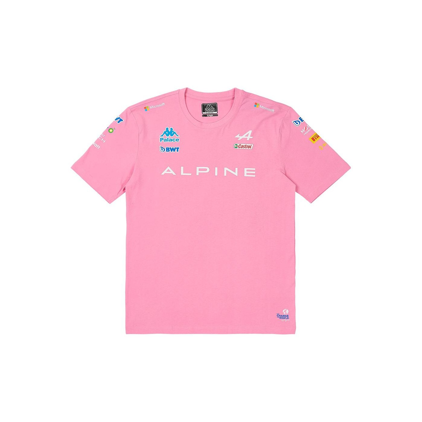 Palace x Kappa For Alpine T-shirt Blue Men's - FW23 - US