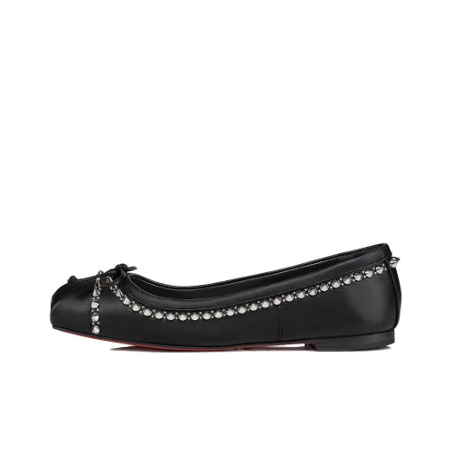 Christian Louboutin Mamadrague Studded Ballet Pumps