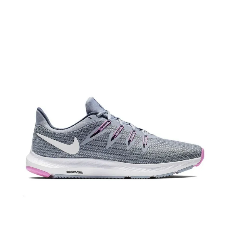 Nike Quest 3 Wear resistant And Lightweight Low Top Casual Running Shoes Women's Gray-1