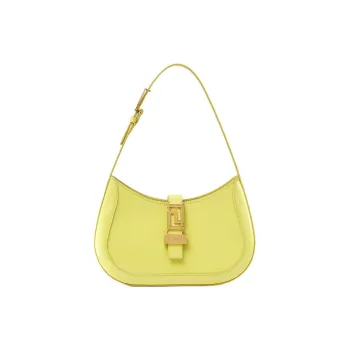 FANSIZHE Greca Goddess Cow Leather Handbag Shoulder Bag Women's Yellow