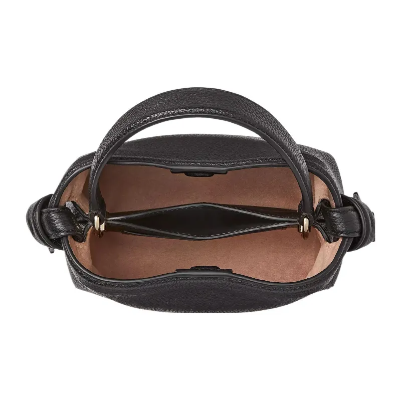 Kate Spade Knott Litchi Grain Leather Shoulder Bag Crossbody Bag Handbag Mini Women's Black-3