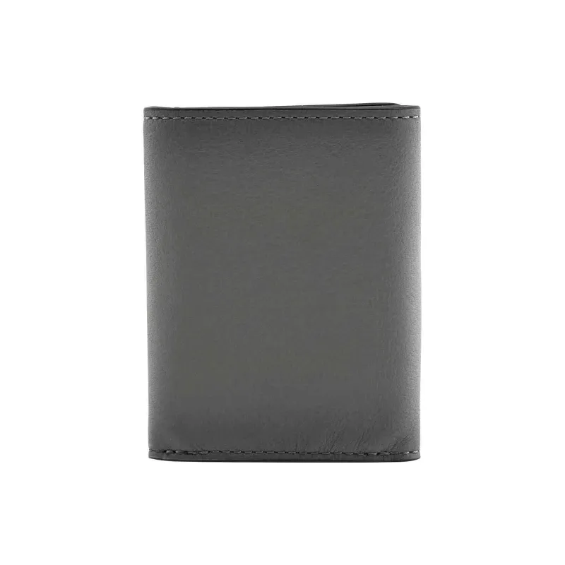 COACH Calfskin Wallet Men's Gray-4