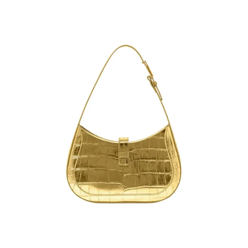 FANSIZHE Greca Goddess Cow Leather With Lambskin Handbag, Shoulder Bag Women's Gold-2