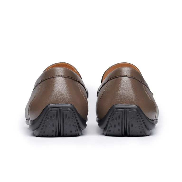 LAORENTOU Loafers Men Black/Khaki-8