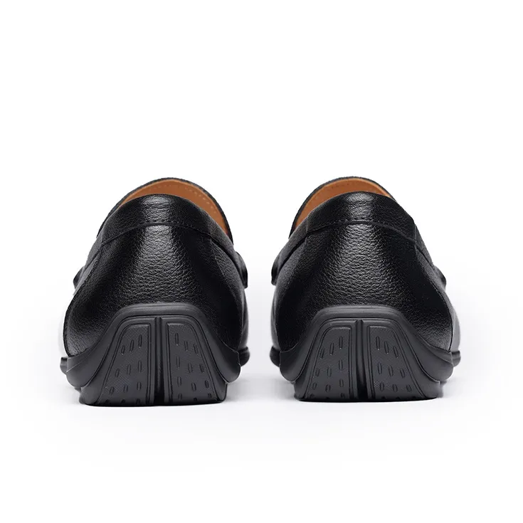 LAORENTOU Loafers Men Black/Khaki-3