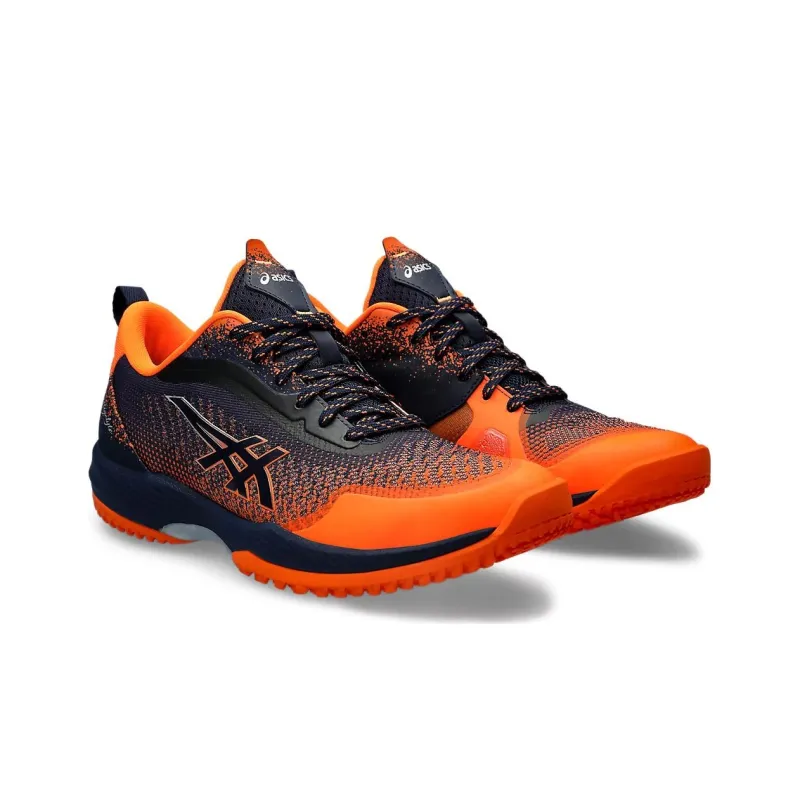 Asics Solution Swift FF PRESTIGELYTE 5 Anti Slip Wear Resistant Low Top Tennis Shoes Men's Orange Black-2