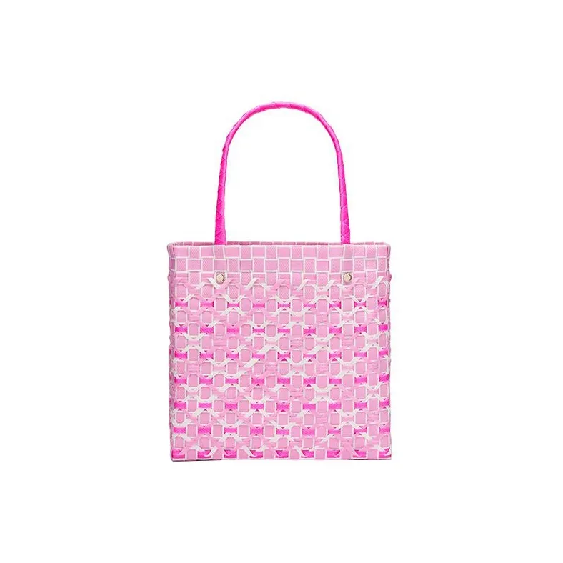 MARNI Plastic Basket Bag, Tote Bag, Shopping Bag, Handbag Mini Women's Pink-2