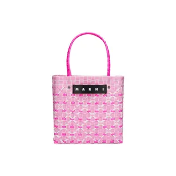 MARNI Plastic Basket Bag Tote Bag Shopping Bag Handbag Mini Women's Pink