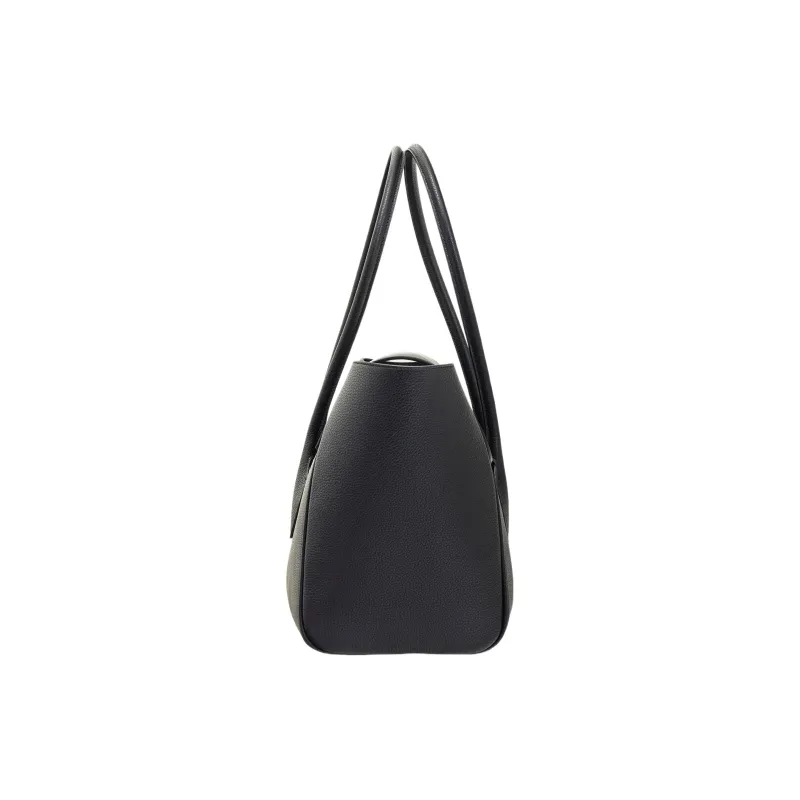 FERRAGAMO Hammered Calfskin Tote Bag, Shopping Bag, Handbag Tubas Women's Black-1