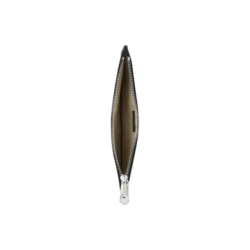 Burberry Genuine Leather Clutch Women's Black-2