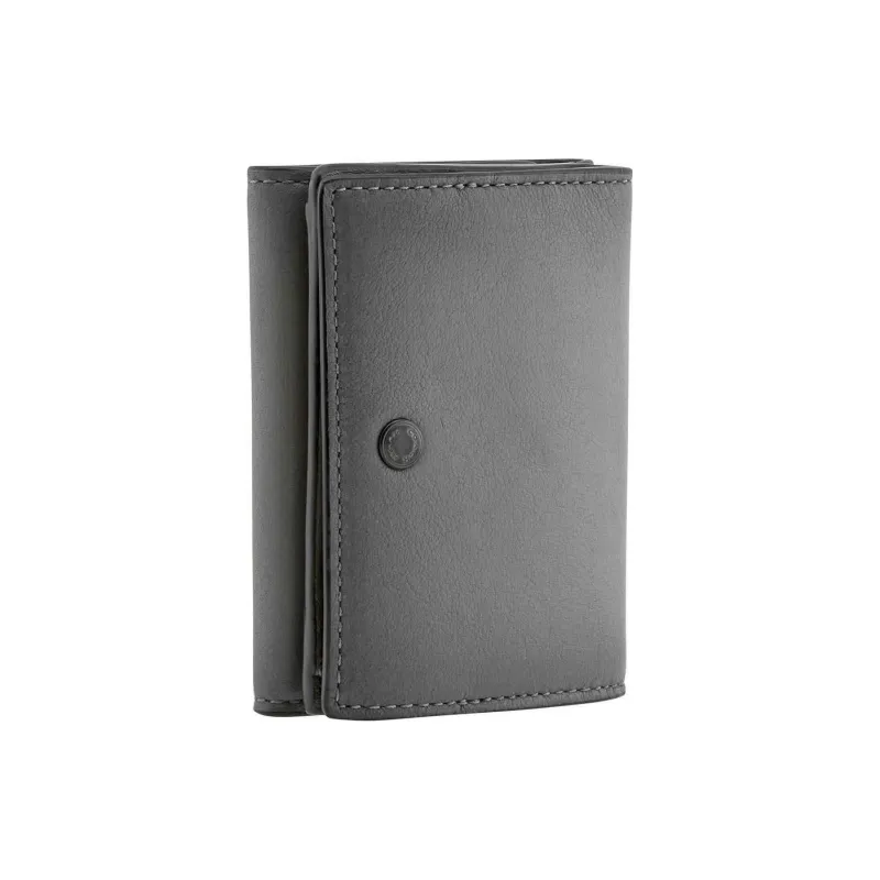 COACH Calfskin Wallet Men's Gray-2