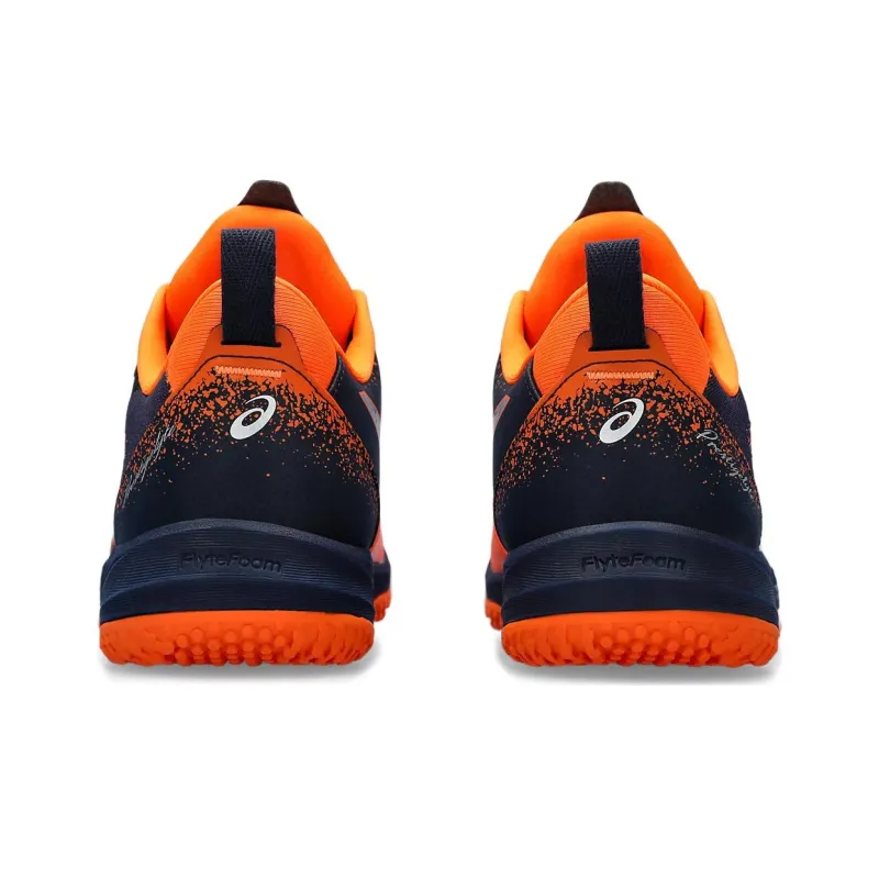 Asics Solution Swift FF PRESTIGELYTE 5 Anti Slip Wear Resistant Low Top Tennis Shoes Men's Orange Black-3