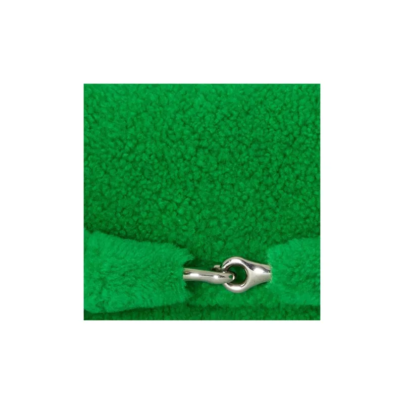 GUCCI Horsebit 1955 Milu Wool Handbag Shoulder Bag Medium Size Women's Green-9